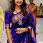 Blue Soft Silk Saree With Entrancing Blouse Piece