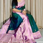 Nemesis Dark Green Soft Banarasi Silk Saree With Stunning Blouse Piece