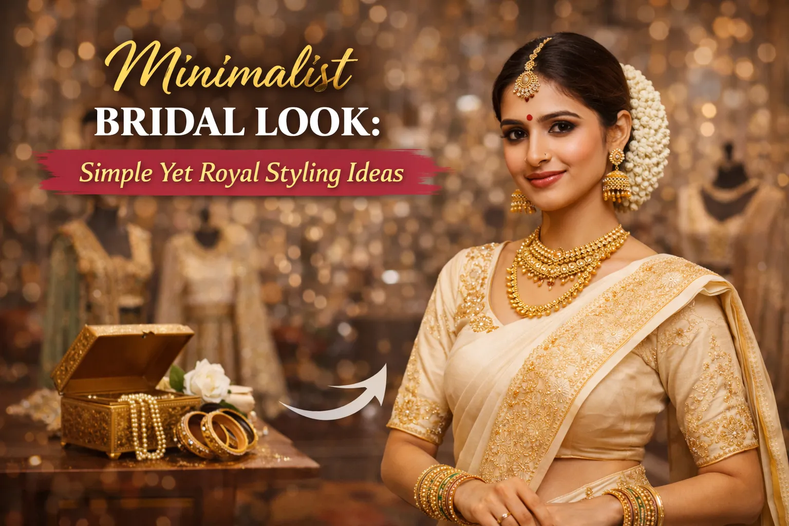 Minimalist Bridal Look